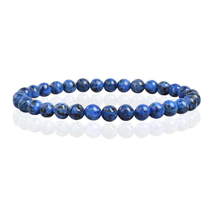 6mm Memphis Natuursteen Armband Sodalite