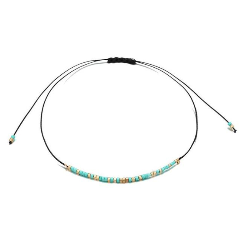 Kralen Armbandje Bohemian stijl Blauw Goud