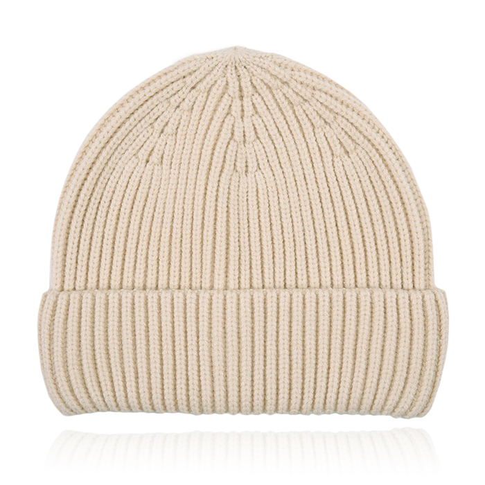 LGT JWLS Creme Beanie Muts voor Dames Medium Pasvorm