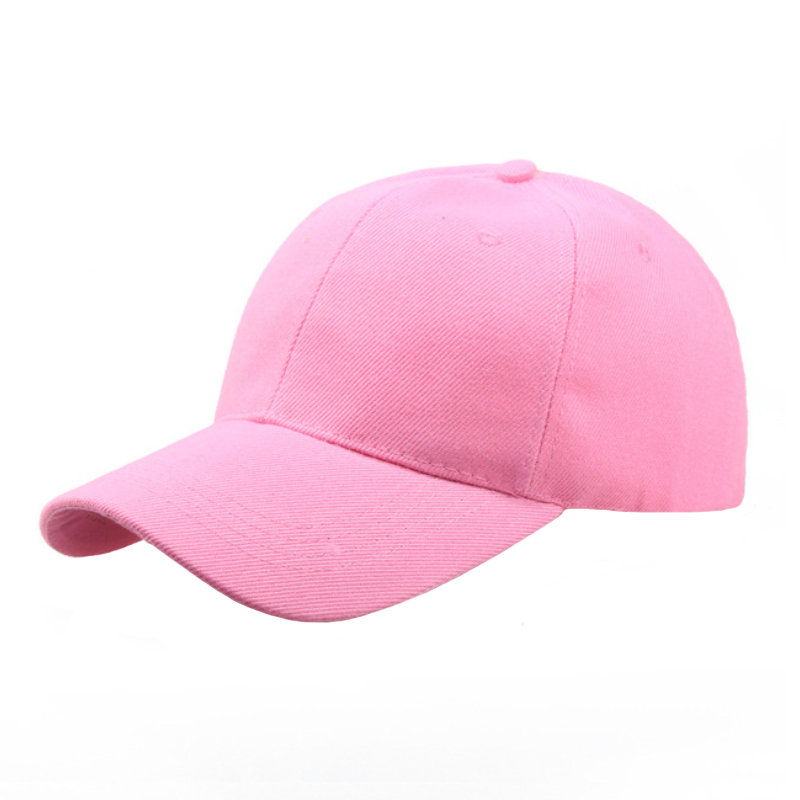 LGT JWLS Effen Baseball Cap van 100 Katoen Licht Roze