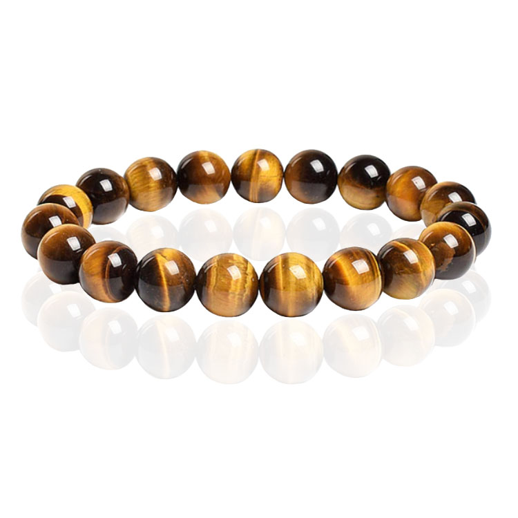 Memphis Natuursteen Armband 10mm Tiger Eye