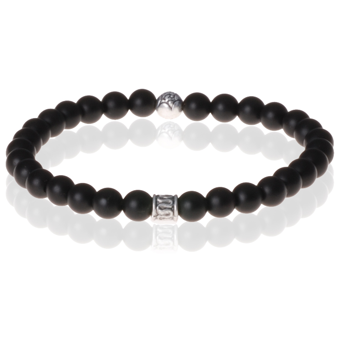 Memphis armband Onyx Rooskraal