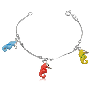 Kinder armband Sea Horse